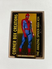 SPIDER-MAN 2024 Marvel Masterpieces '92 Platinum Corner Box Creations #CB-7
