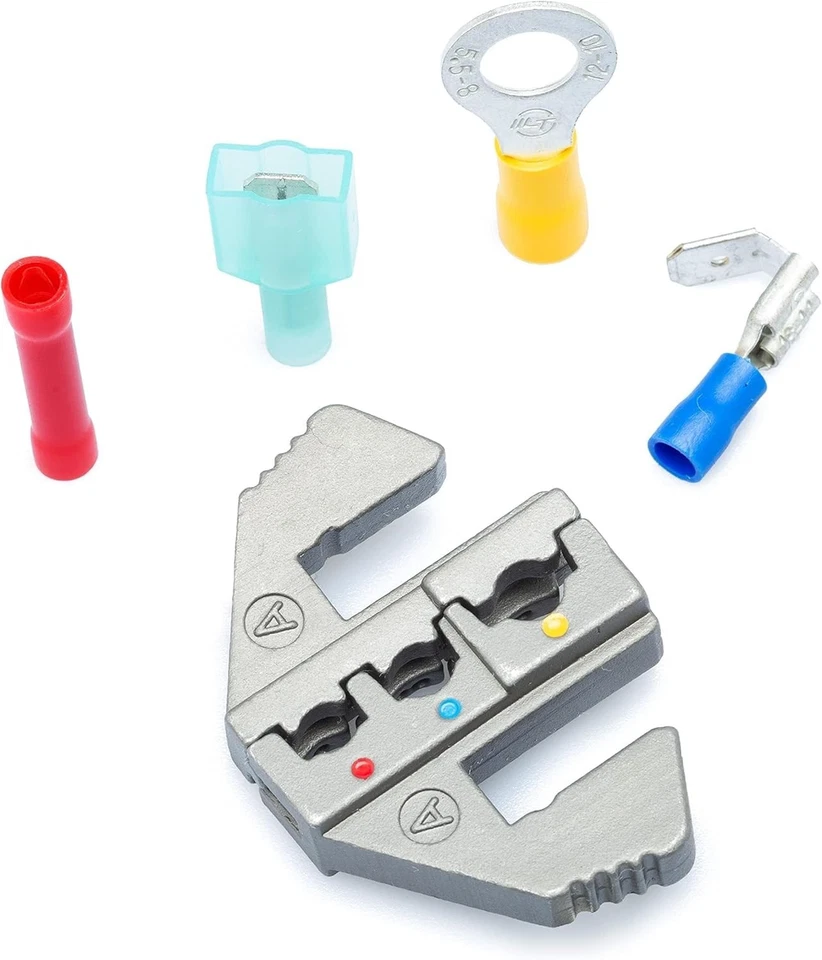 Набор модульных обжимных штампов для изолированных соединителей 22-10 AWG - прочная инструментальная сталь - Изображение 3 из 4