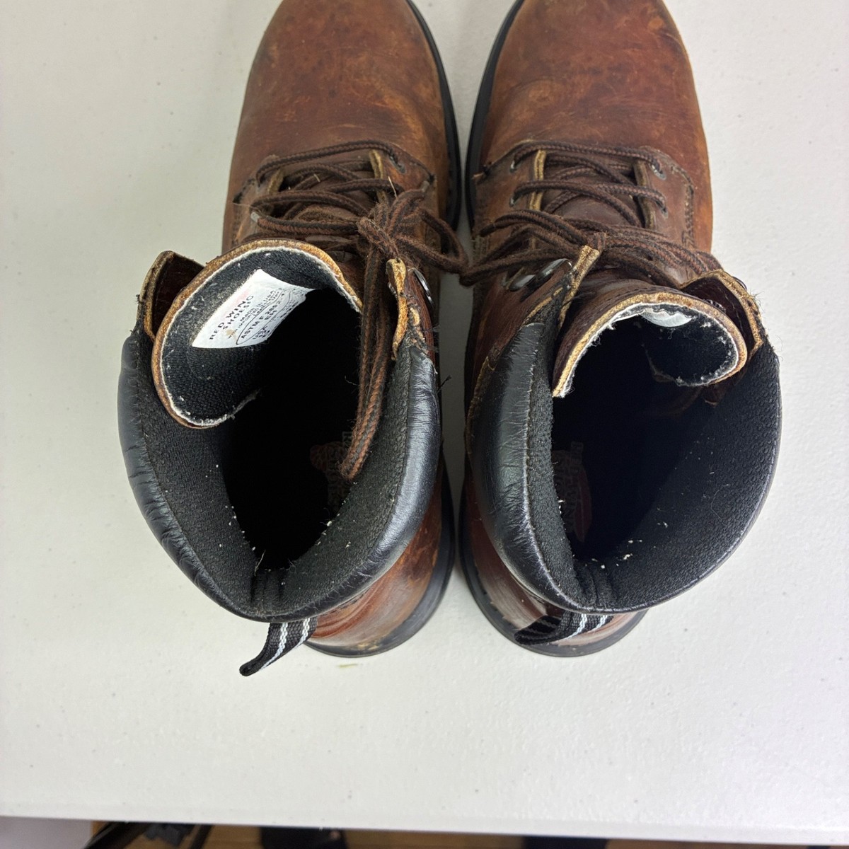 Red Wing Boots 12 D Brown Leather 926 DynaForce Waterproof Work Soft Toe MENS RED WING 926 BROWN LEATHER 6 main image 3