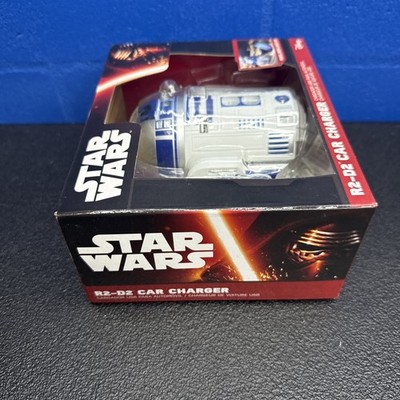 ThinkGeek Star Wars R2-D2 Car Charger - White/Blue for sale online