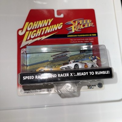 JOHNNY LIGHTNING READY TO RUMBLE! SPEED RACER MACH 5 & #9 RACER X SHOOTING STAR