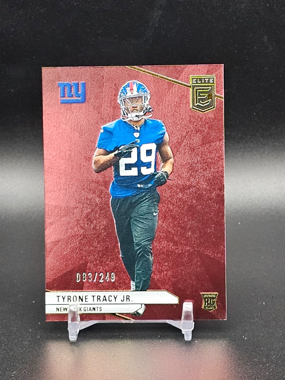 2024 Donruss Elite Tyrone Tracy #144 /249 Red (RC) New York Giants