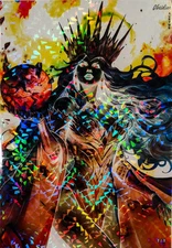 ❄️1/1 Surtur Welcome To Gore Noir Carrie/Taylor Swift Negative Pixel Foil w/COA 