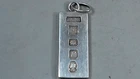STERLING SILVER INGOT PENDANT 15 G 1977 VINTAGE 1/2 OUNCE