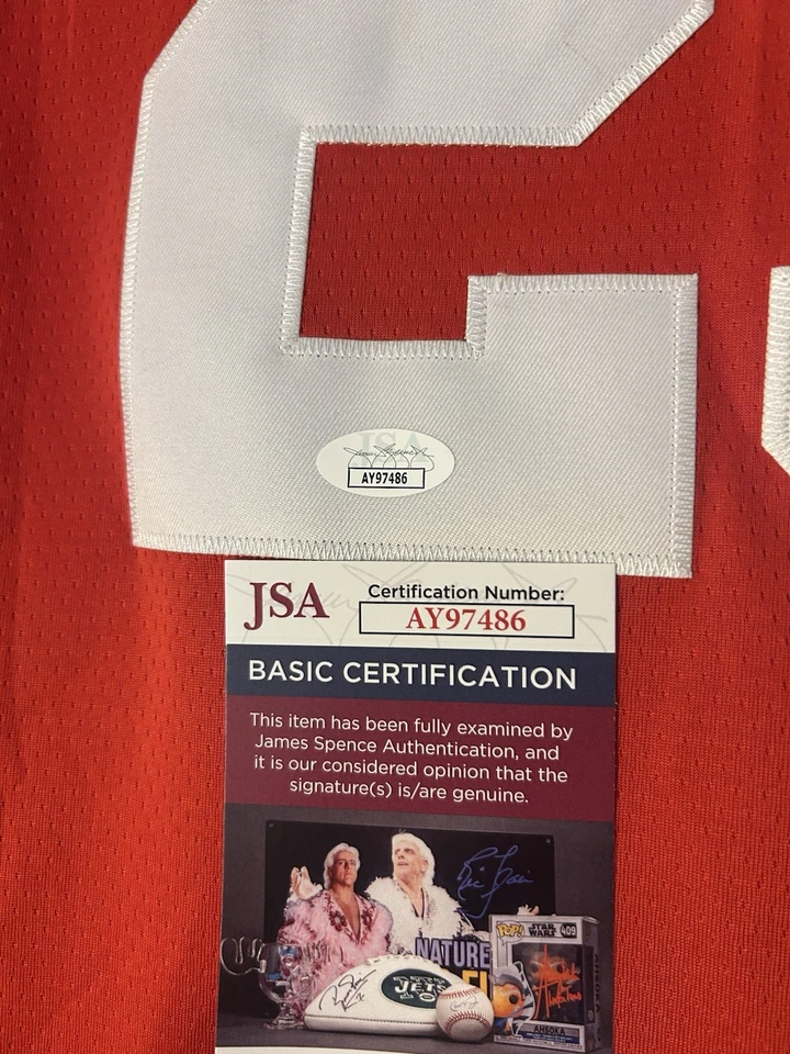 Camiseta deportiva firmada por Trayce Jackson Davis de Indiana Hoosiers autografiada certificado de autenticidad JSA Foto 4 de 4