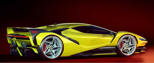 Ferrari GT Concept Car w/Custom Wheels/Rims Custom Built1:12SCALE MODEL Photo - $14,449