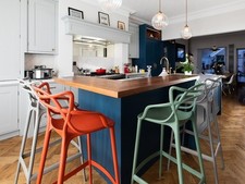 2X Master Style Cafe Kitchen Restaurant Pub Dining Bar Chair Stool Height 67cm