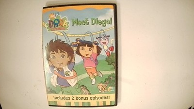 Dora the Explorer Meet Diego! DVD 2002 Nick Jr. Full-Length Episode, Bonus