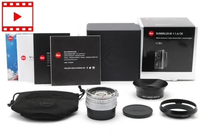 [Inutilisé dans sa boîte] Leica Summilux-M 35mm f/1.4 Steel Rim Silver... - Photo 1/4