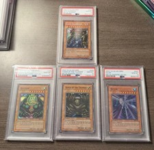 Yu-Gi-Oh! Gate Guardian Set Kazejin, Suijin, Sanga of the Thunder PSA 10s 1st ED