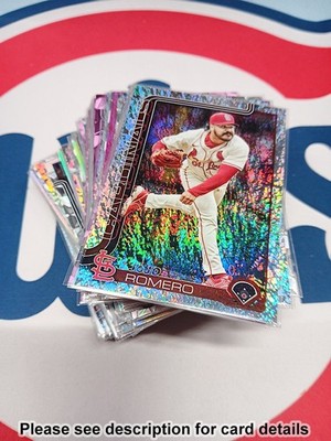 2025 Topps S1, S2, US Parallels - Foil, Glitter, Diamante, Pink, Spring Training