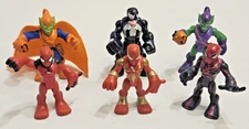 Playskool Heroes & Villians Lot Of 6 - Spider-Man Venom Hobgoblin Green Goblin