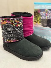 Mirabella Slouchy, Boot Covers, One Size, Pink/Multicolor, Multi-Use Accessory