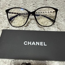CHANEL Sunglasses Case CH3408QA C622SB Stylish Frame Storage