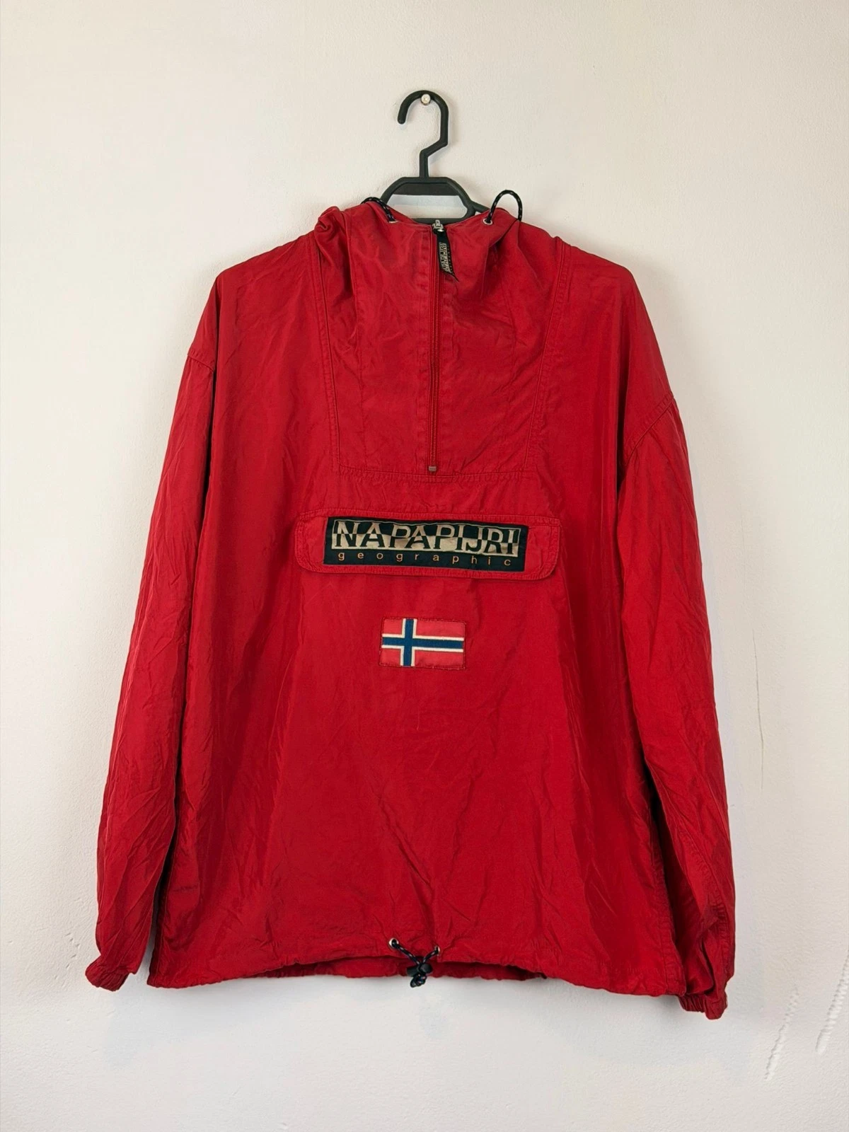 vintage Y2k unisex Napapijri packable anorak