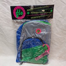 89' Electrick Flo By Valterra Backpack NOS Neon Green Blue VTG