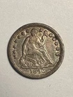 1843 Seated Liberty Half Dime XF Tough Date Early Silver