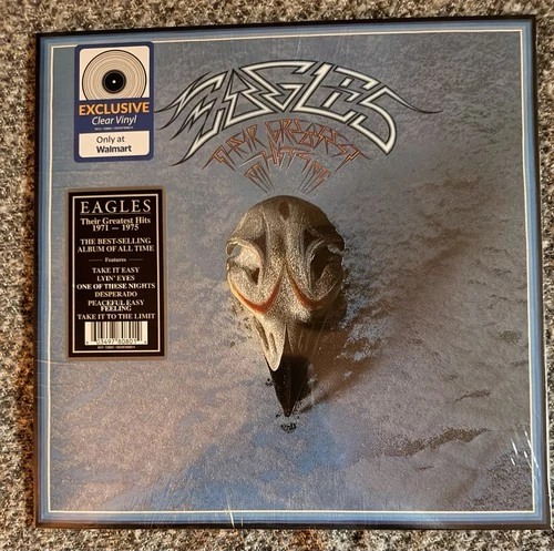 Eagles - Greatest Hits Volume 1 - Clear Vinyl - New & Sealed
