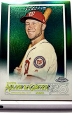 Topps 2020 Allen & Ginter Chrome Carter Kieboom #169 Green Refractor 10/99