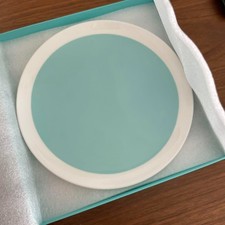 Tiffany Teller Blau Bone China Color Block 2er Set Teller 19 cm