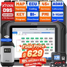 2026 XTOOL D9S Wireless Bidirectional OBD2 Di...