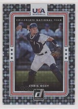 2016 Panini Donruss USA Collegiate National Team Disco 123/299 Chris Okey 01wi