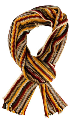 gestreift  multicolor  Damenschal  Herrenschal  mit Fransen 100% Wolle