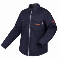RCCAPTAIN FR Shirts 9.5oz Flame Resistant 100 Cotton Welding Shirts Size L