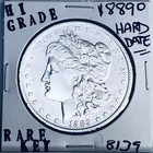1889 O MORGAN SILVER DOLLAR HI GRADE GENUINE U.S. MINT RARE KEY COIN 8139