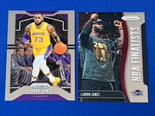 (2) LeBron James, Lakers, 2019 Prizm Base True & NBA Finalists
