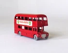 Vintage Lesney Matchbox #5-C Routemaster London Bus Gray Wheels NEAR MINT 1961