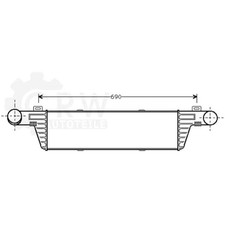 Ladeluftkühler für Mercedes-Benz E-Klasse Kombi S210 W210 E 200 Kompressor