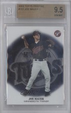 2002 Topps Pristine Joe Mauer #151 BGS 9.5 GEM MINT HOF e6y
