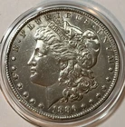 1886-O $1 Morgan Silver Dollar, Rim Dings