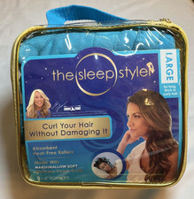The Sleep Styler Nighttime Hair Curlers, Large - 8 Count - Marshmallow Soft