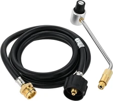 6Feet Propane Adapter Hose with 1LB Gas Pressure Regulator for... 