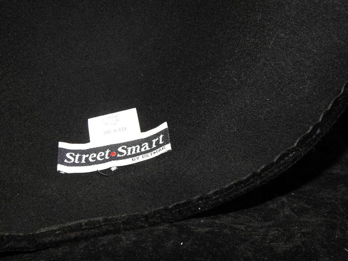 Vintage Street Smart Betmar Black Wool Hat Vintage Woman main image 2