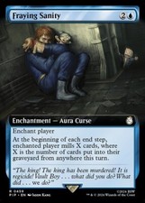 Fraying Sanity Extended Art Foil - PIP 0459 - NM - MTG Magic