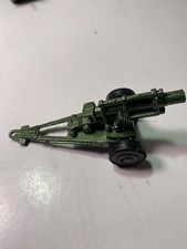 TootsieToy Military Army Howitzer Green Cannon Gun Trailer Made In USA. 494