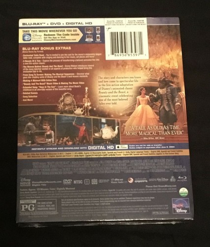 BEAUTY AND THE BEAST BLU-RAY TARGET EXCLUSIVE PACKAGING - Picture 2 of 6