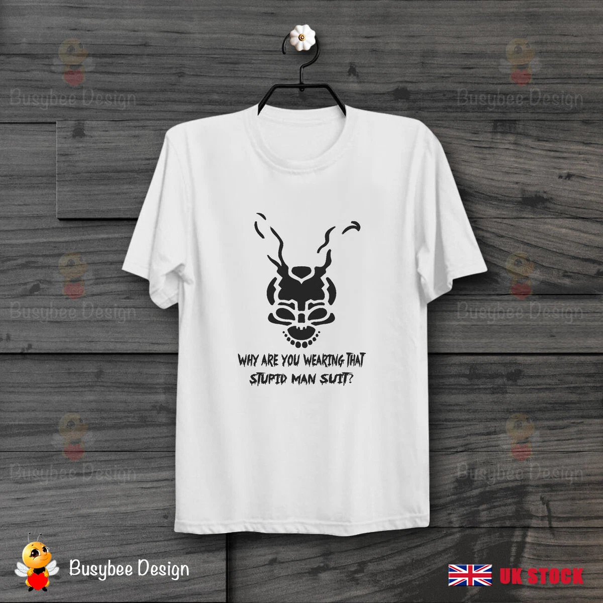 T-shirt Vintage Donnie Darko - Film Culte - Taille M - Délavé Noir - Années 2000