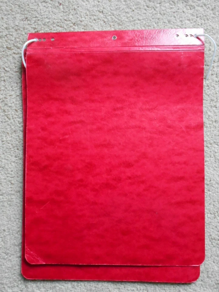 Lote de 3 carpetas de impresión Acco 9-1/2" x 11" azul, verde y rojo Foto 4 de 4