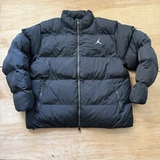 Air Jordan Essential Puffer Jacket Coat Black White FB7331-010 Men's Sz XXL New