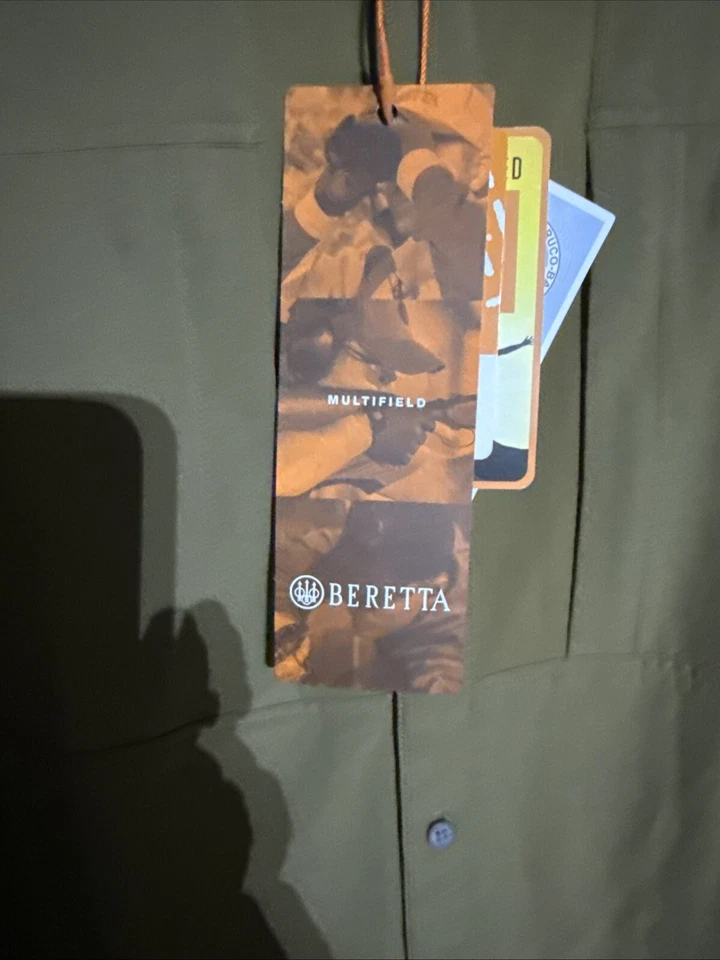 Beretta TKAD Flex Short Sleeve Shirt Men's XXL Color: Earth (olive) - Image 3 of 4