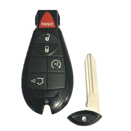 OEM JEEP Keyless Entry Remote Key Fob Fobik + Key Insert 5 Button M3N5WY783X - Picture 3 of 4