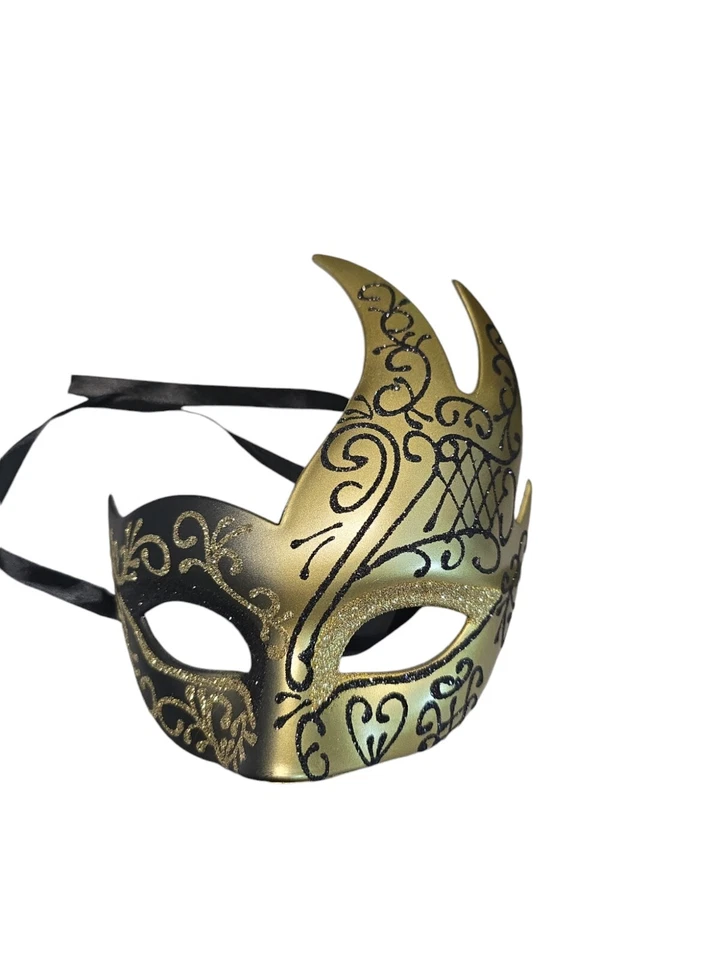 Men's Masquerade Mask Vintage Venetian Musical Party Mardi Gras Mask - Image 3 of 4