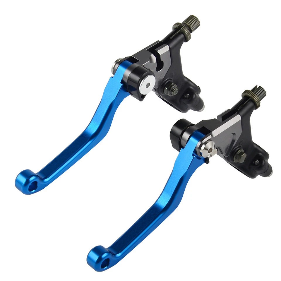 Palancas de freno de embrague de cable corto para Yamaha DT80 DT100 DT125 DT175 DT250 DT400 Foto 3 de 4