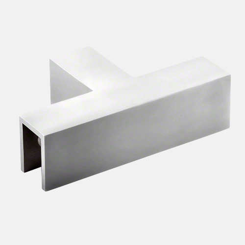 CRL S0GCT90SC Satin Chrome 90 Degree "Sleeve Over" T-Juntion Glass Clamp - Picture 2 of 2