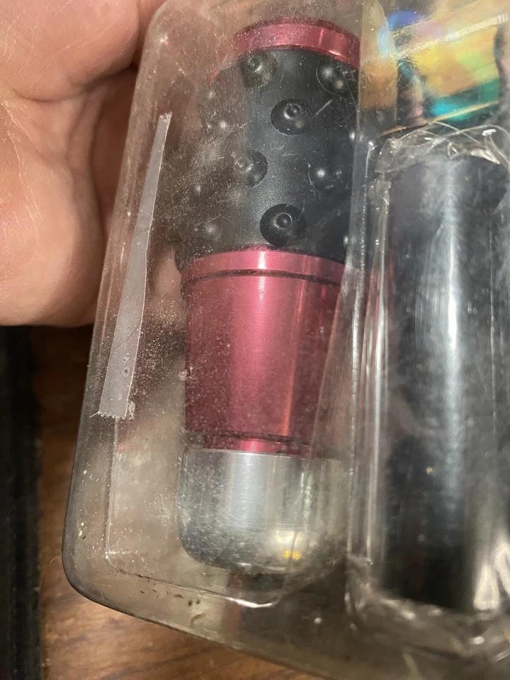 Perilla de Cambio Personalizada Radical Nos De Colección Nº 723 Rojo Anodizado Nuevo Rat Rod Muscle Car Foto 2 de 4