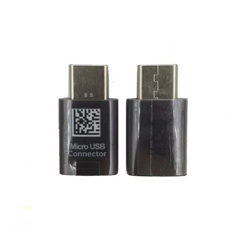Adaptador conector micro USB a tipo C GH98-41290A para Samsung Galaxy S9 S10 S20+ 2 piezas Foto 2 de 3